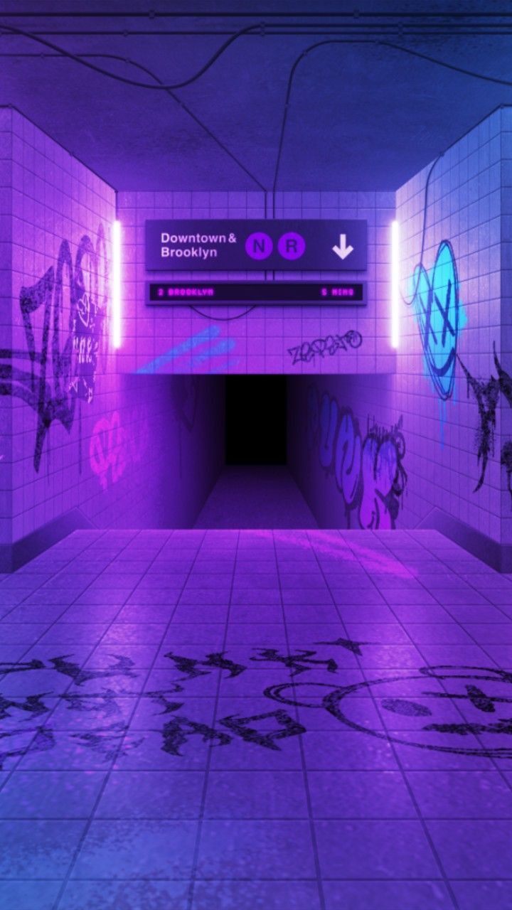 Purple world visual 3